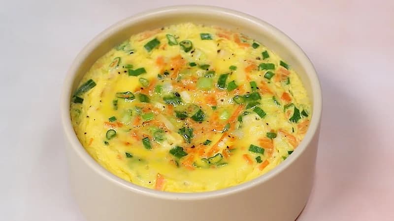 계란찜 재료 준비 사진