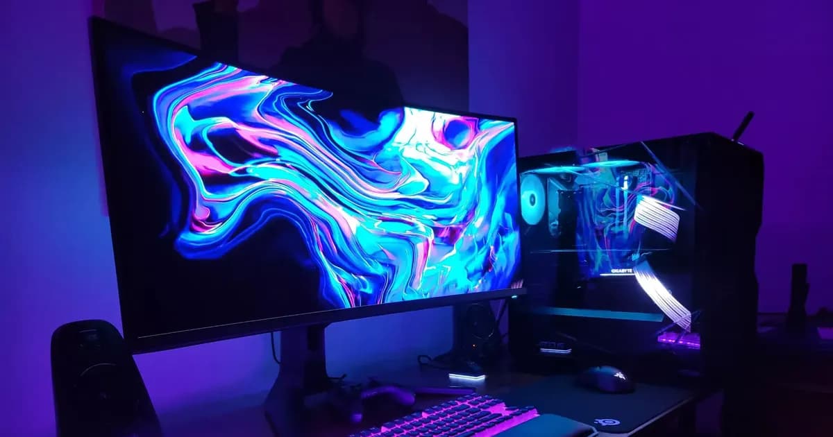 Gaming Monitor Setup